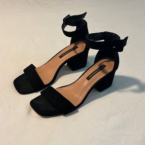 Block Sandaled Heels